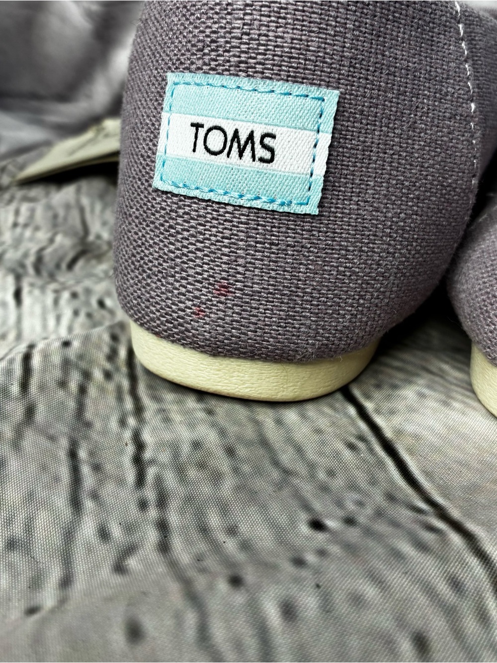 TOMS Women's Alpargata Cloudbound Slip-On Sneakers Flats Elderberry Sz 9 AS IS - Picture 6 of 10
